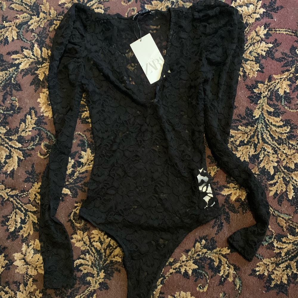 NWT Zara lace bodysuit